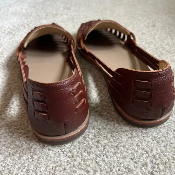 Nisolo leather huarache brandy sandals size 9 - Picture 2 of 4